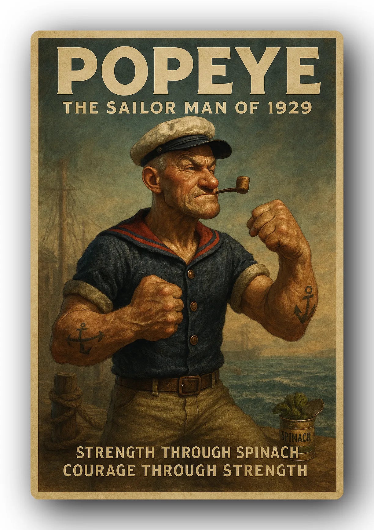 Popeye 1929 Art Trading Card POP-192