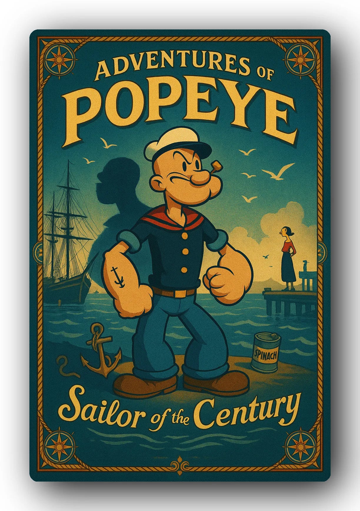 Popeye 1929 Art Trading Card POP-196