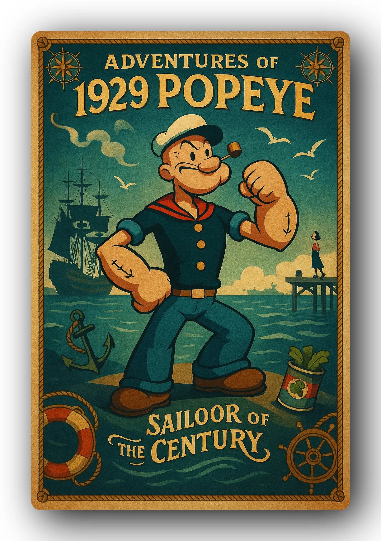 Popeye 1929 Art Trading Card POP-197