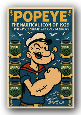 Popeye 1929 Art Trading Card POP-198