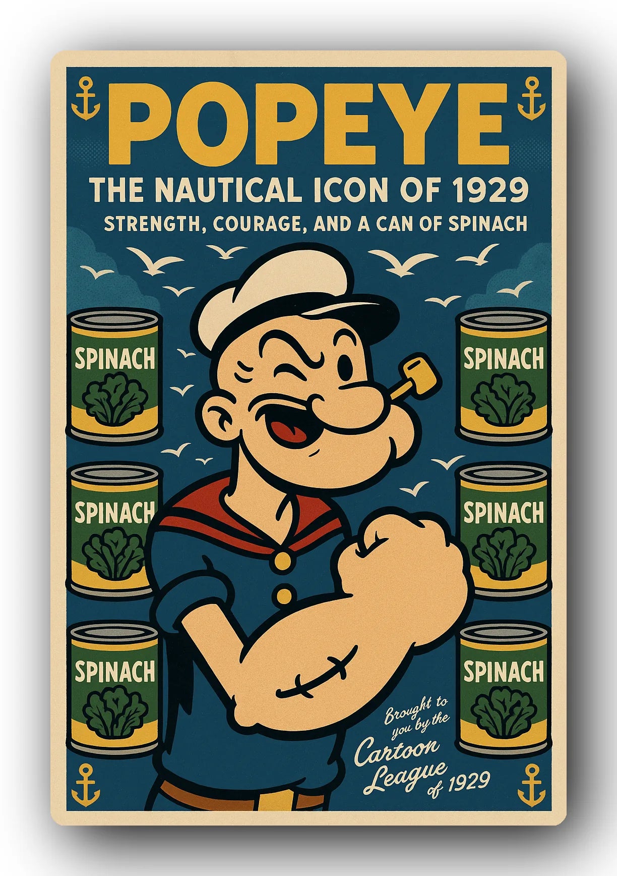 Popeye 1929 Art Trading Card POP-198
