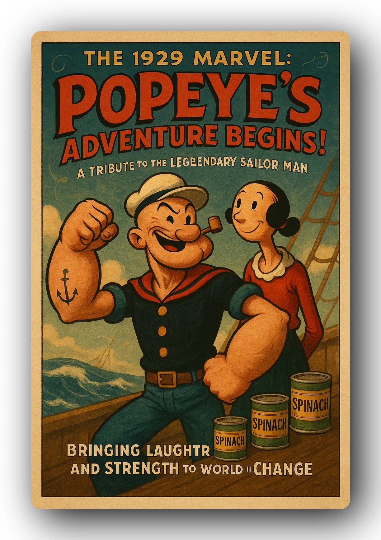 Popeye 1929 Art Trading Card POP-20
