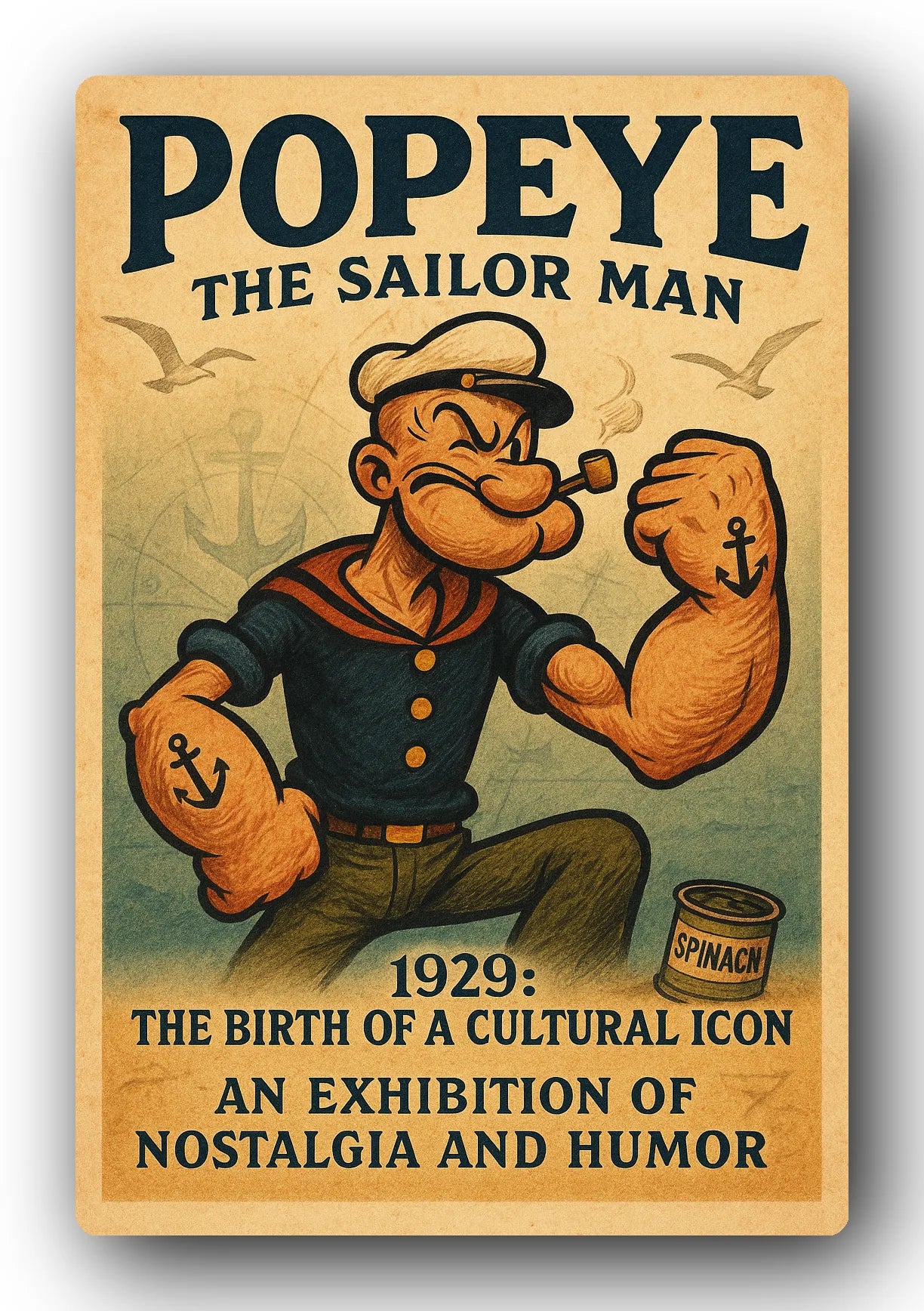 Popeye 1929 Art Trading Card POP-202