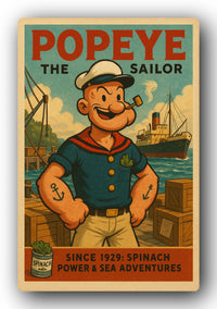Popeye 1929 Art Trading Card POP-204