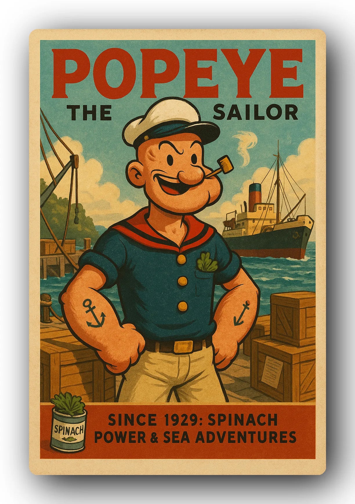 Popeye 1929 Art Trading Card POP-204