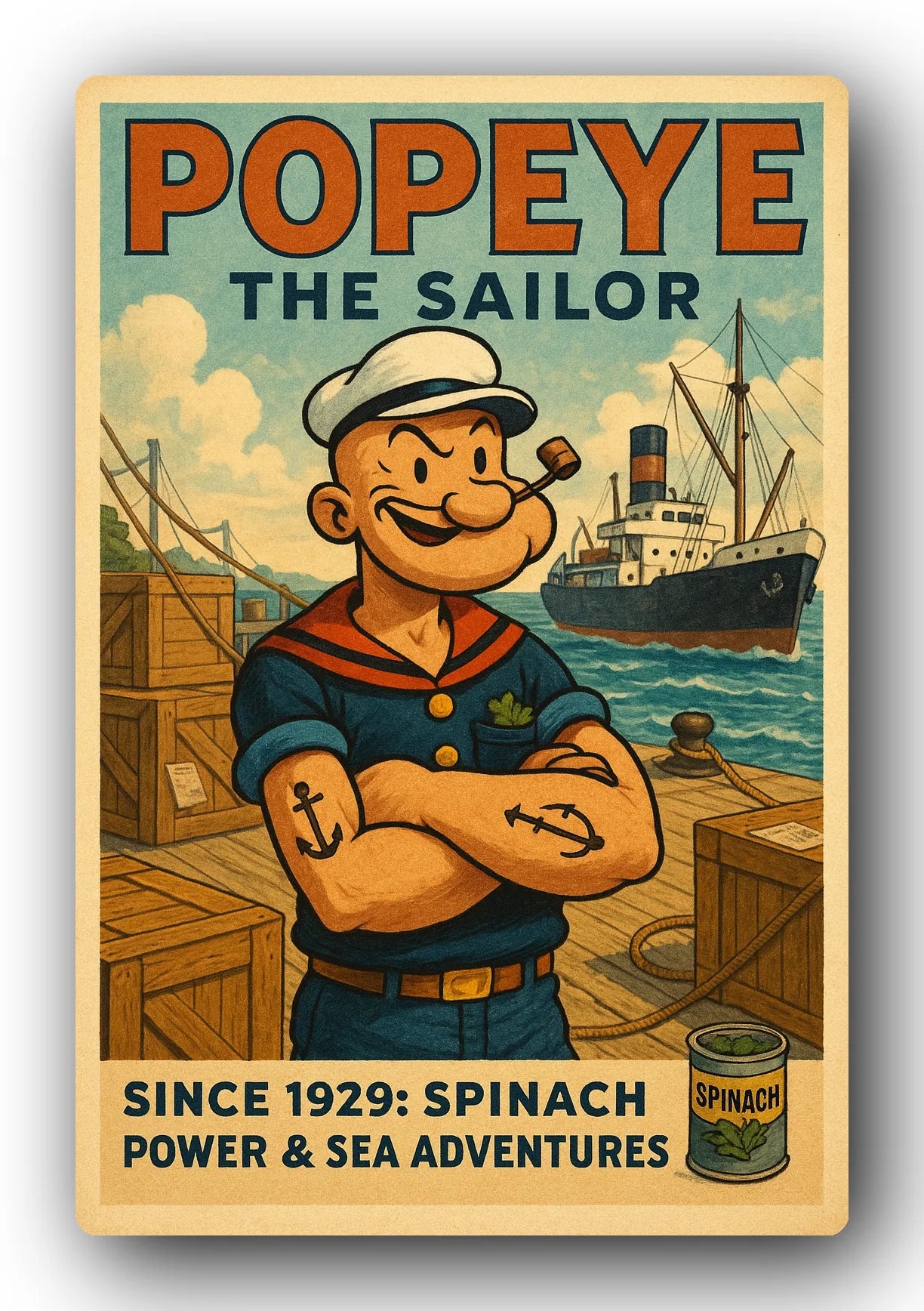 Popeye 1929 Art Trading Card POP-205