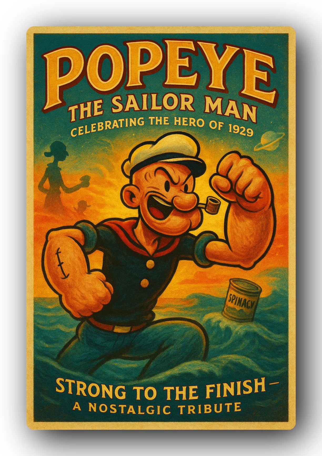 Popeye 1929 Art Trading Card POP-208