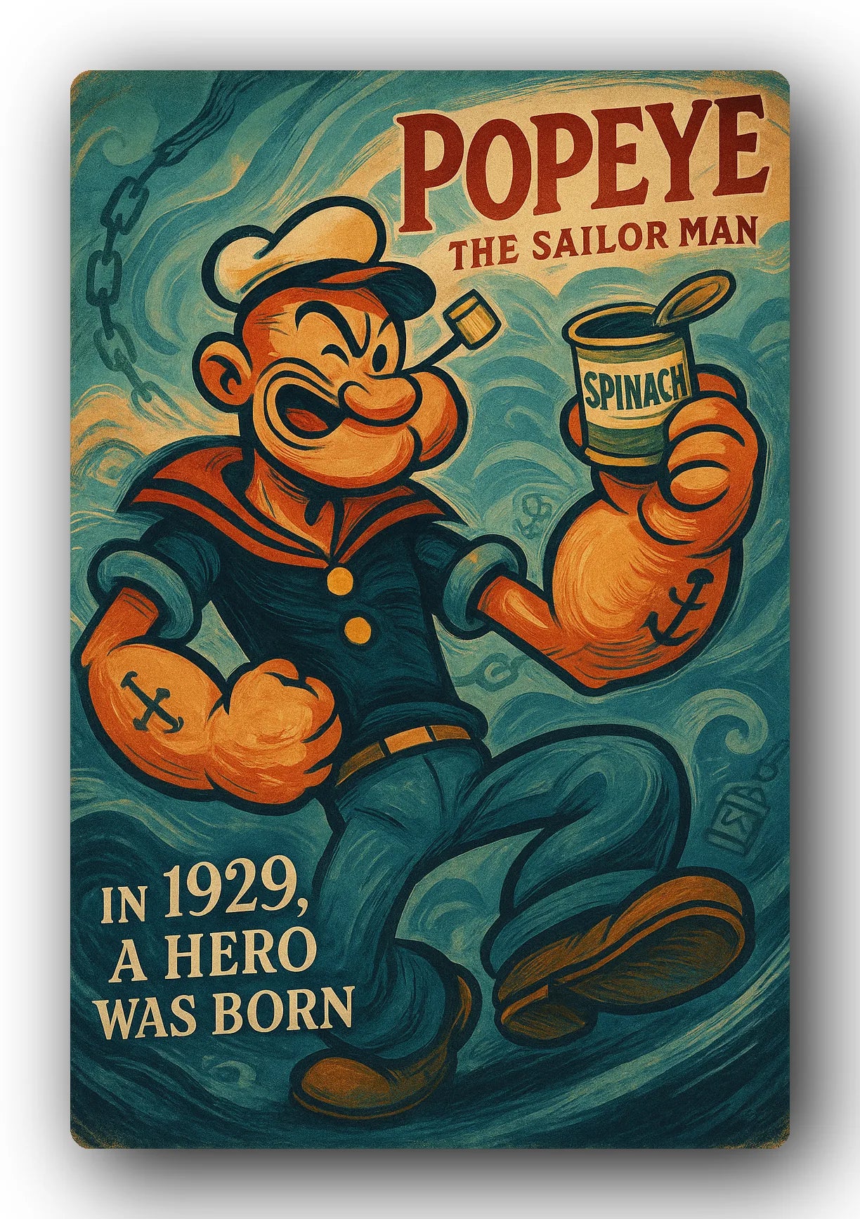 Popeye 1929 Art Trading Card POP-21