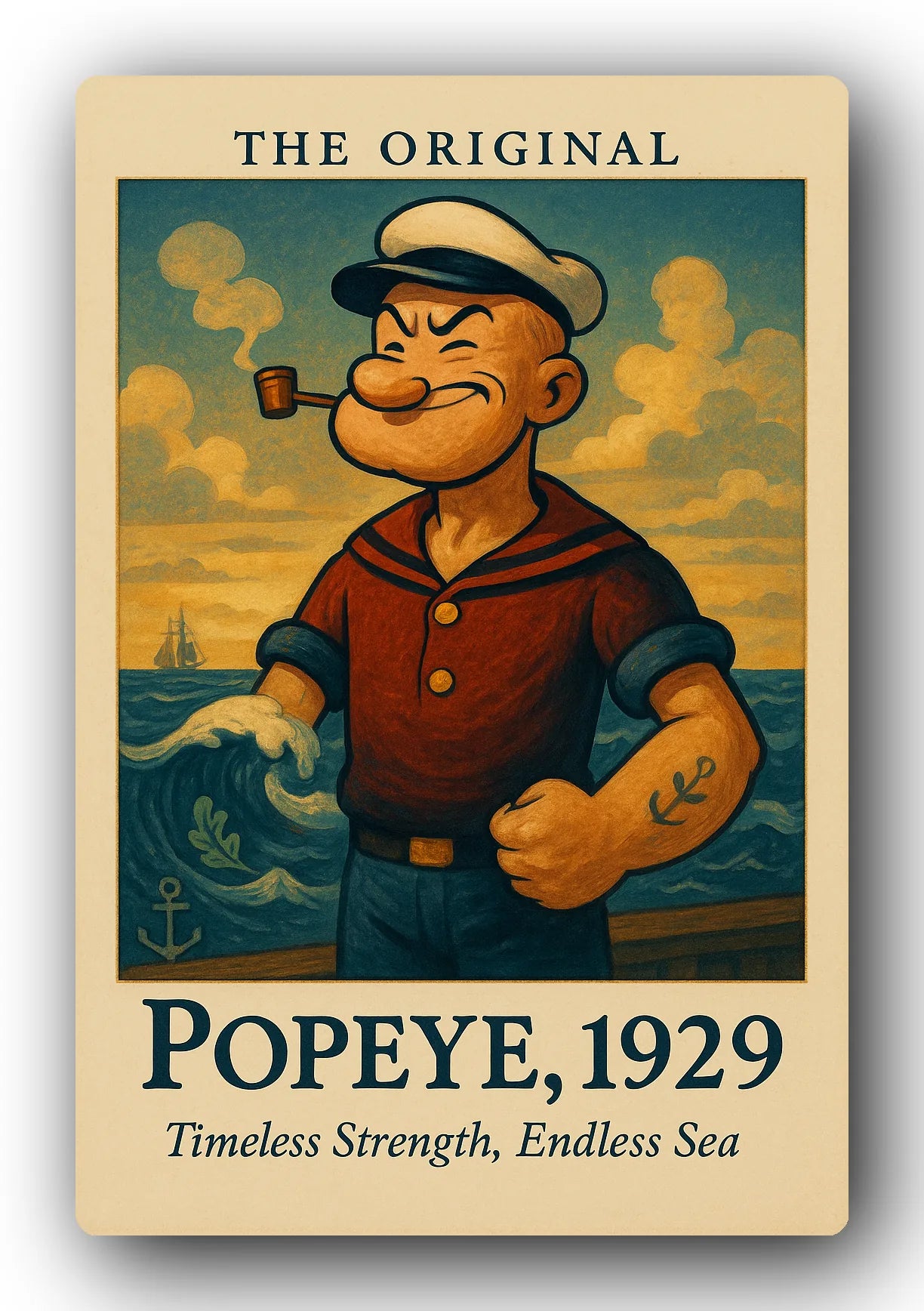 Popeye 1929 Art Trading Card POP-214