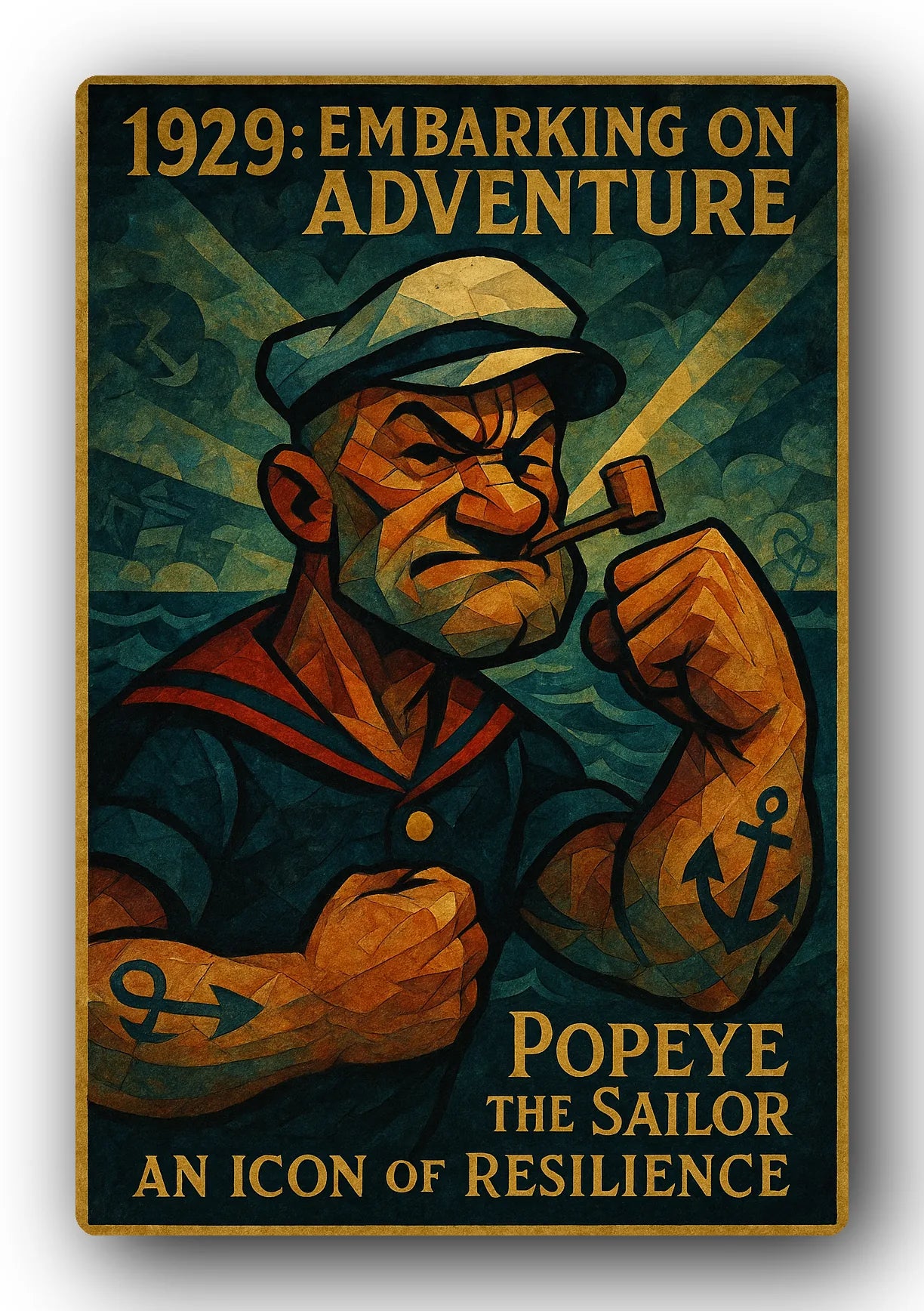 Popeye 1929 Art Trading Card POP-215