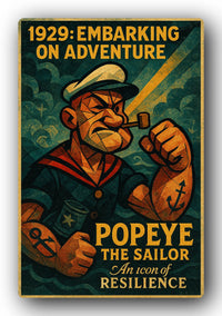Popeye 1929 Art Trading Card POP-216
