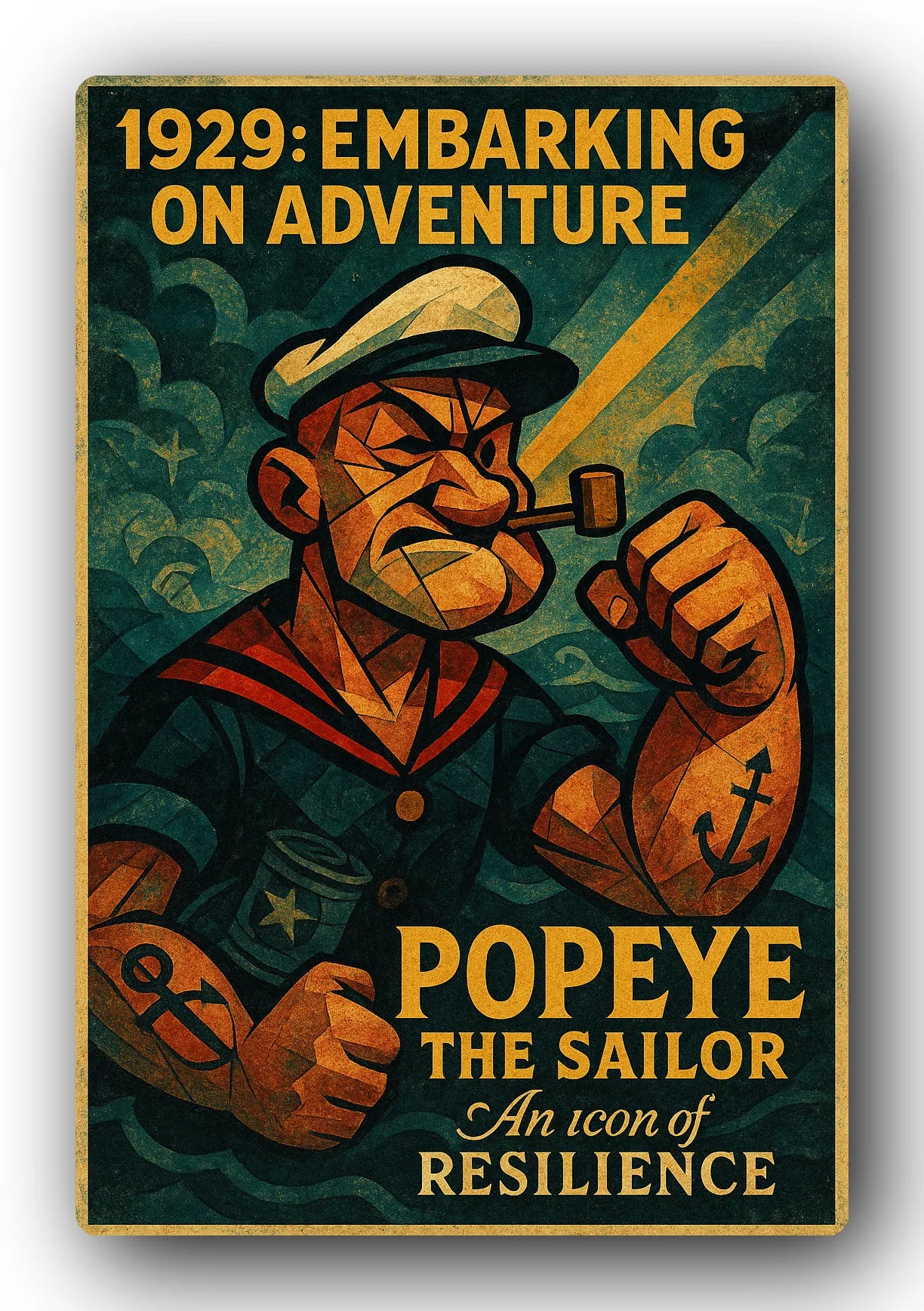 Popeye 1929 Art Trading Card POP-216