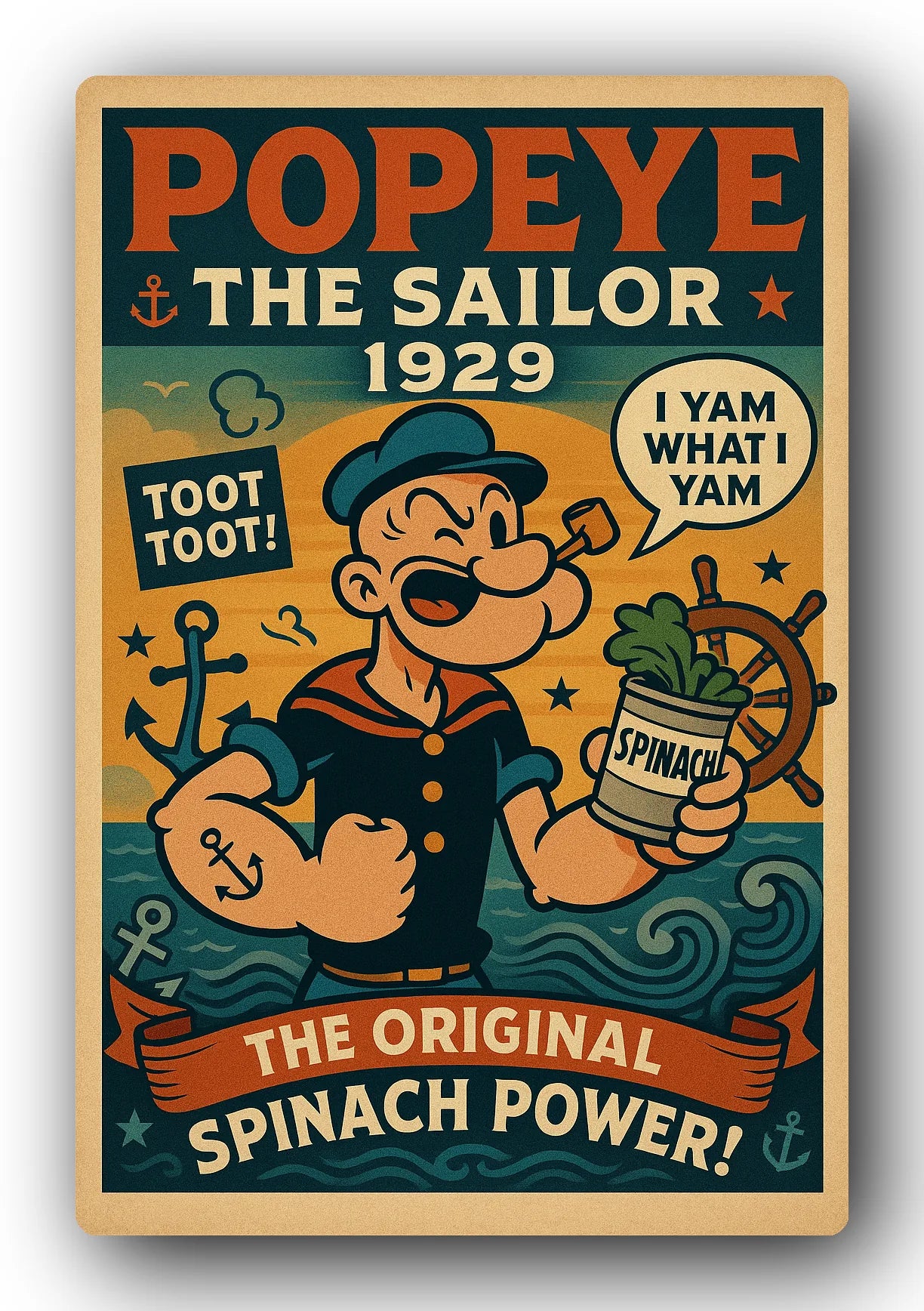 Popeye 1929 Art Trading Card POP-217