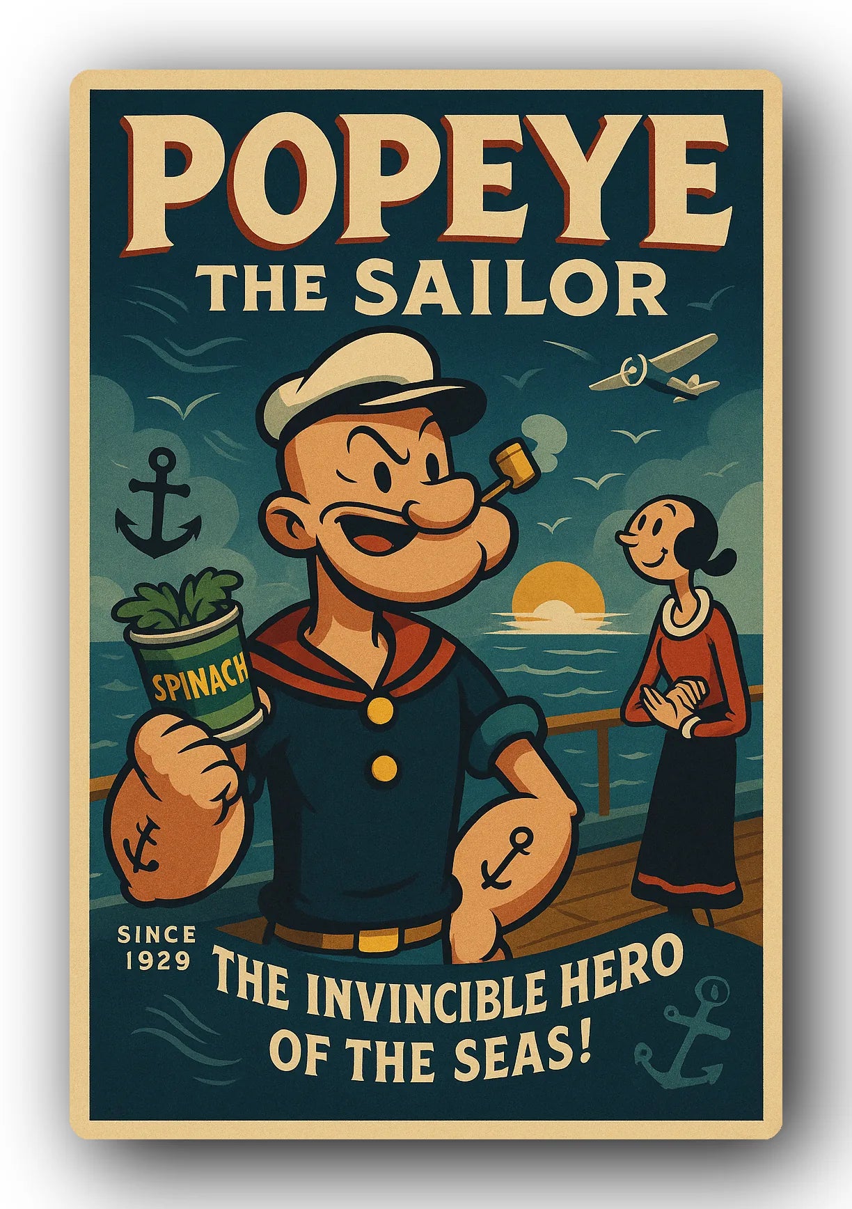 Popeye 1929 Art Trading Card POP-22