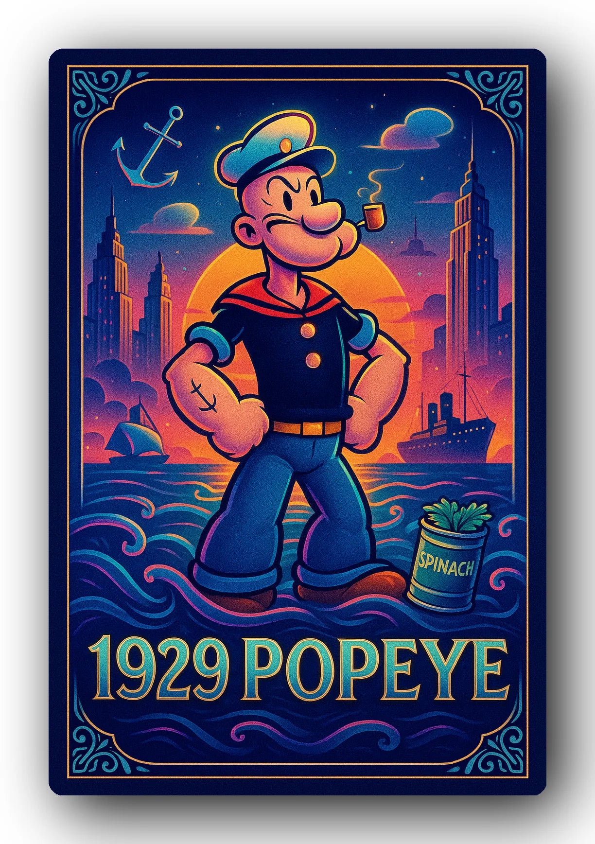 Popeye 1929 Art Trading Card POP-221