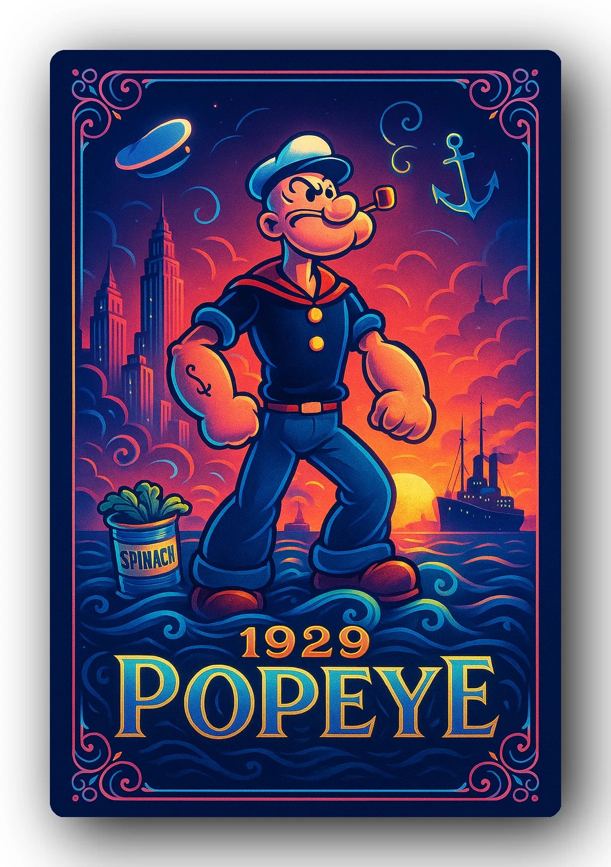Popeye 1929 Art Trading Card POP-222
