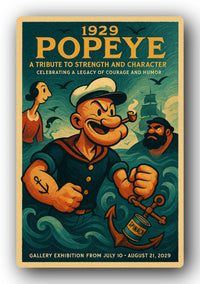 Popeye 1929 Art Trading Card POP-223