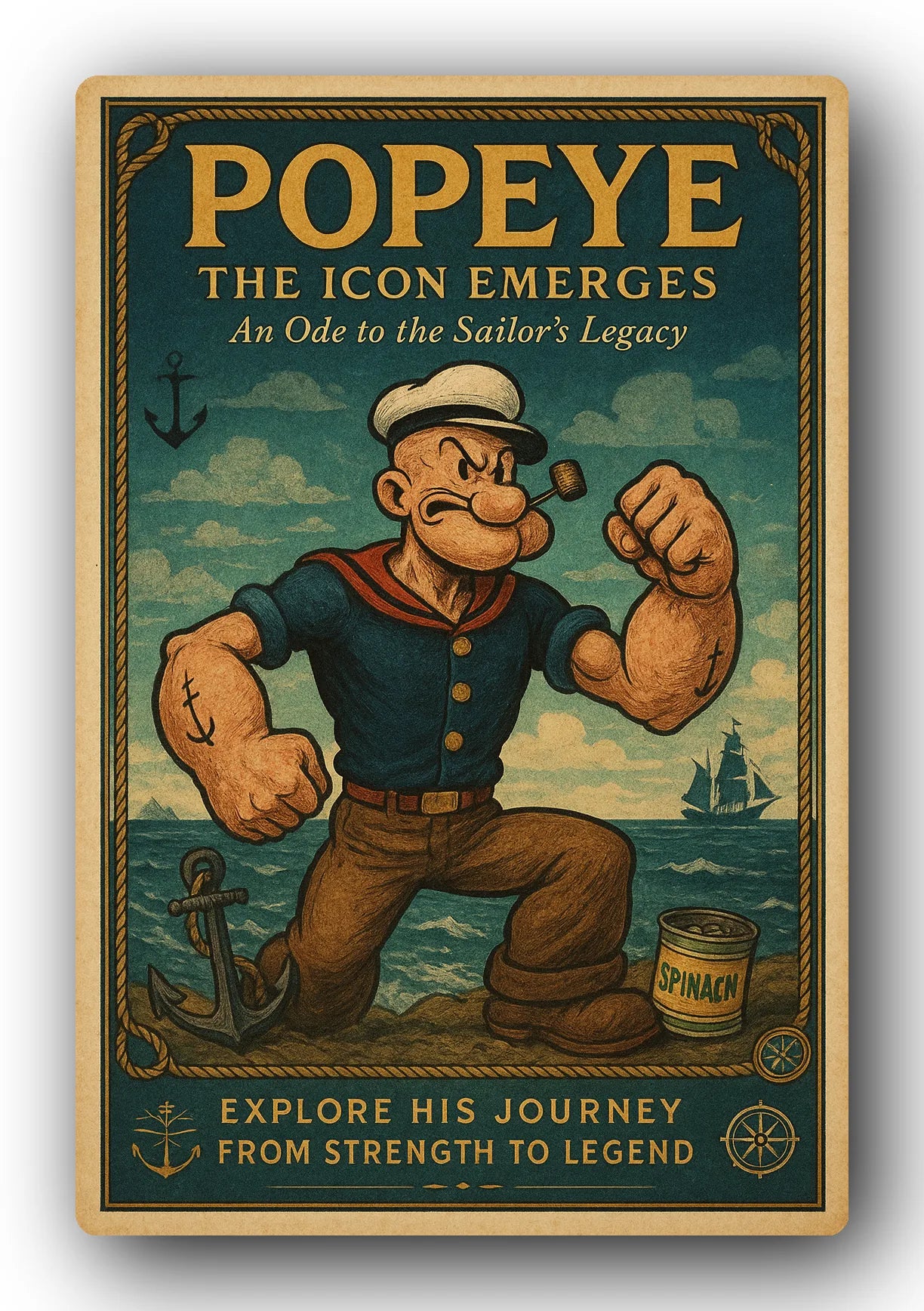 Popeye 1929 Art Trading Card POP-227