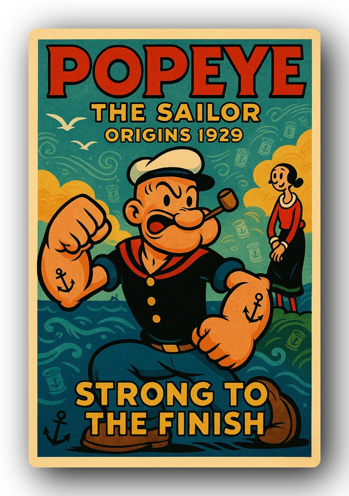 Popeye 1929 Art Trading Card POP-235