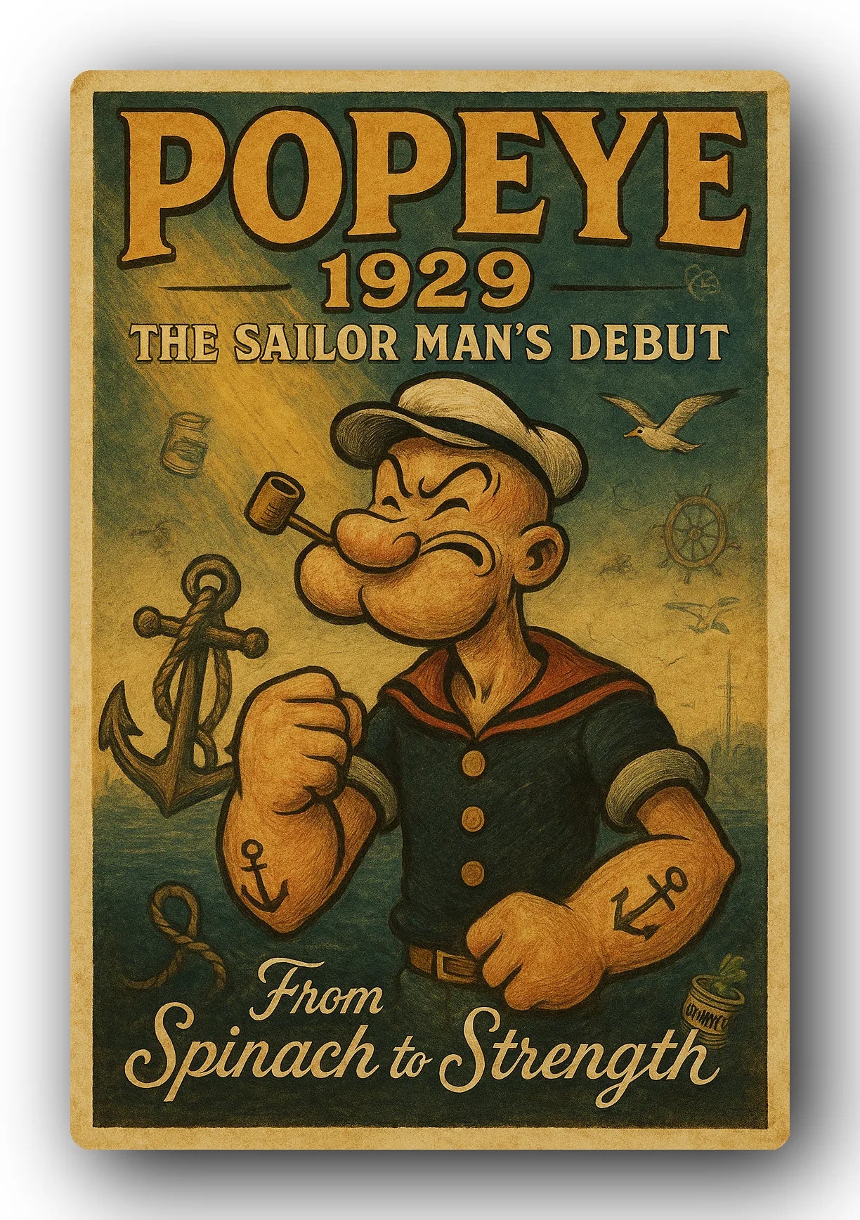 Popeye 1929 Art Trading Card POP-240