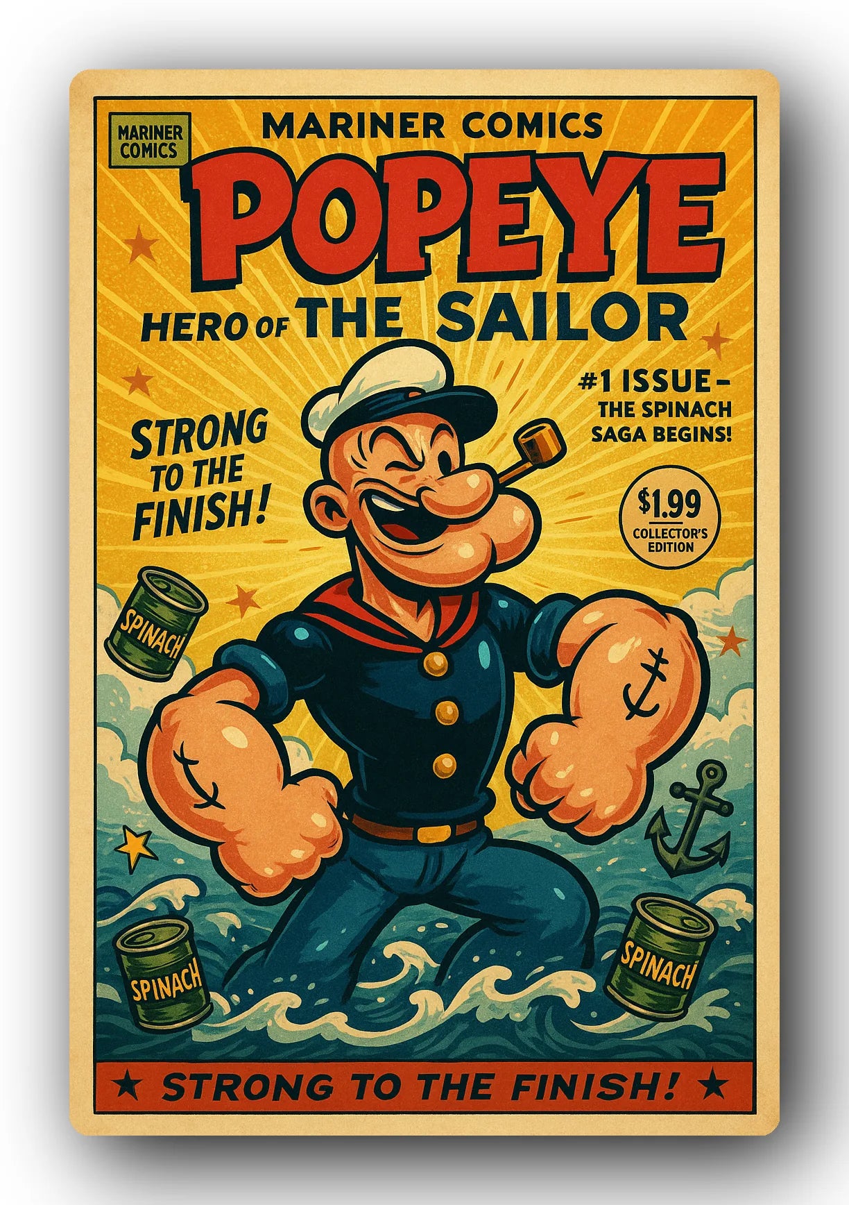 Popeye 1929 Art Trading Card POP-248