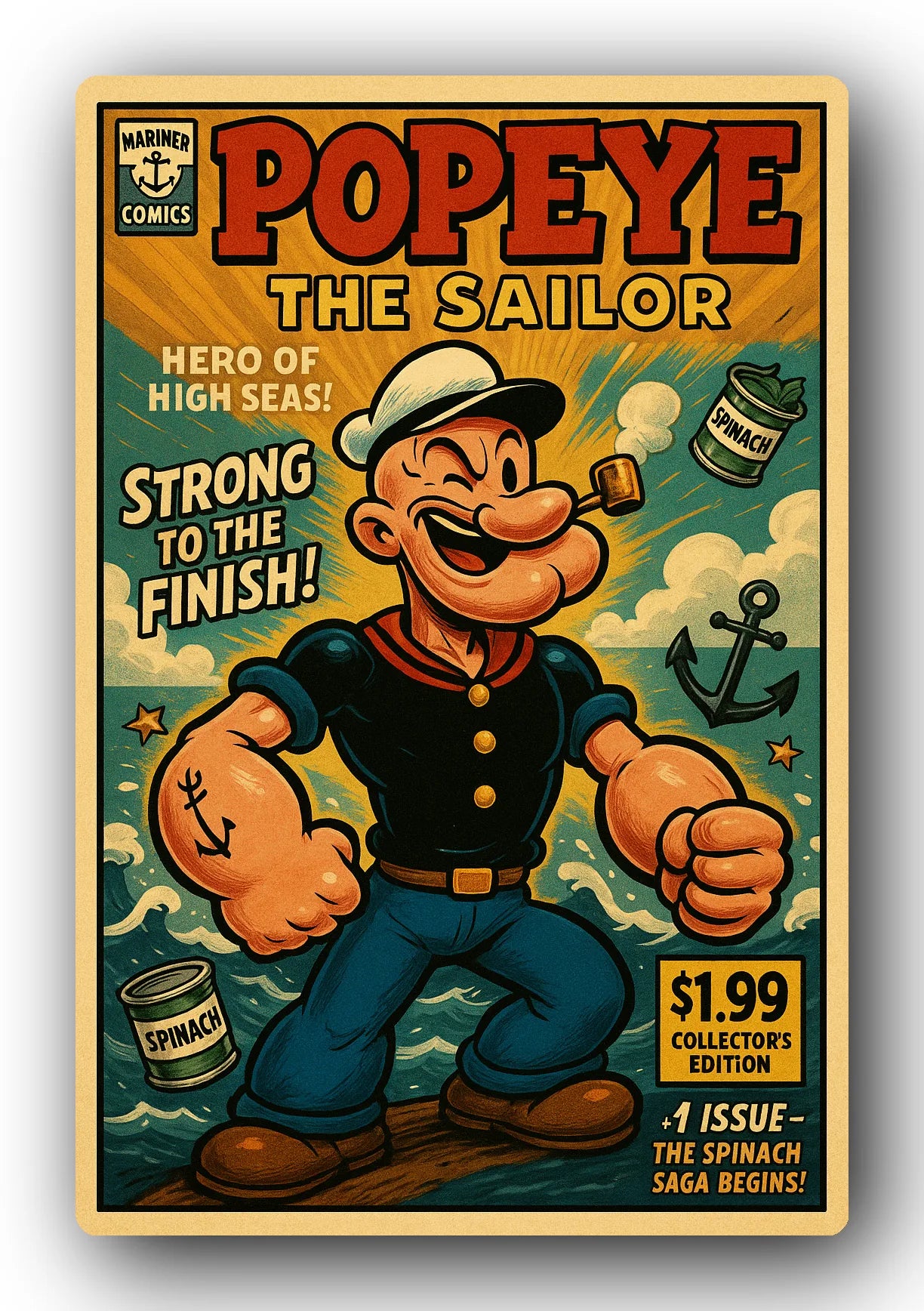 Popeye 1929 Art Trading Card POP-249