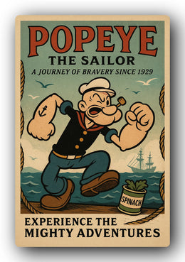 Popeye 1929 Art Trading Card POP-25