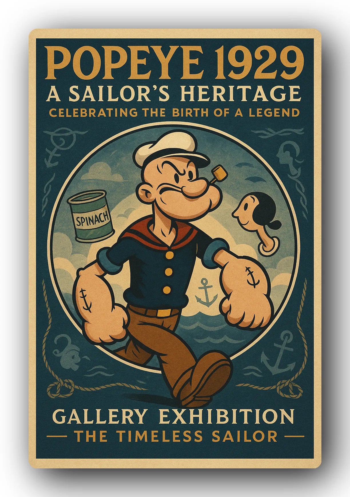 Popeye 1929 Art Trading Card POP-29