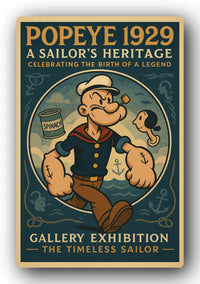Popeye 1929 Art Trading Card POP-29