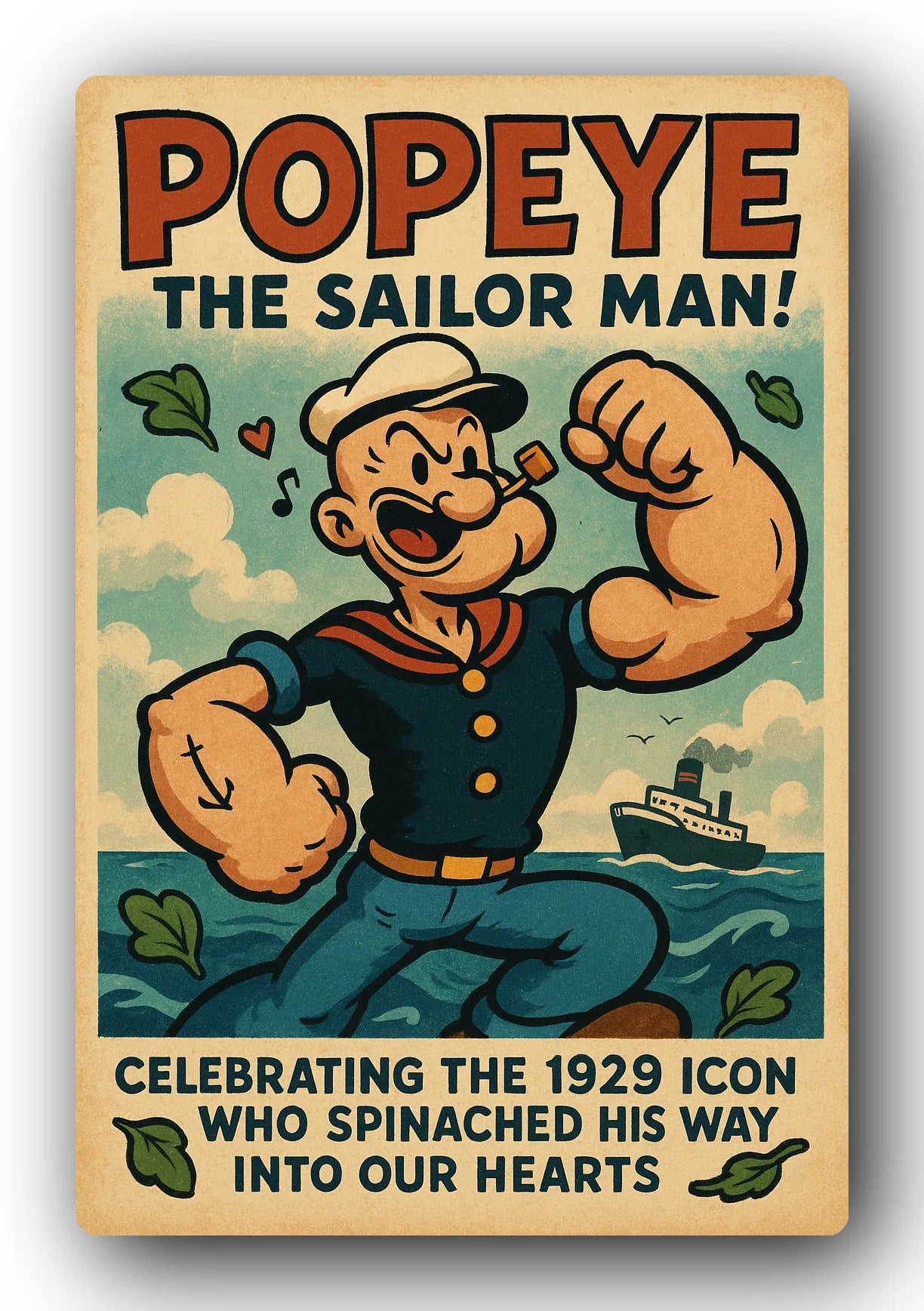 Popeye 1929 Art Trading Card POP-33