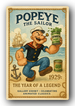 Popeye 1929 Art Trading Card POP-36