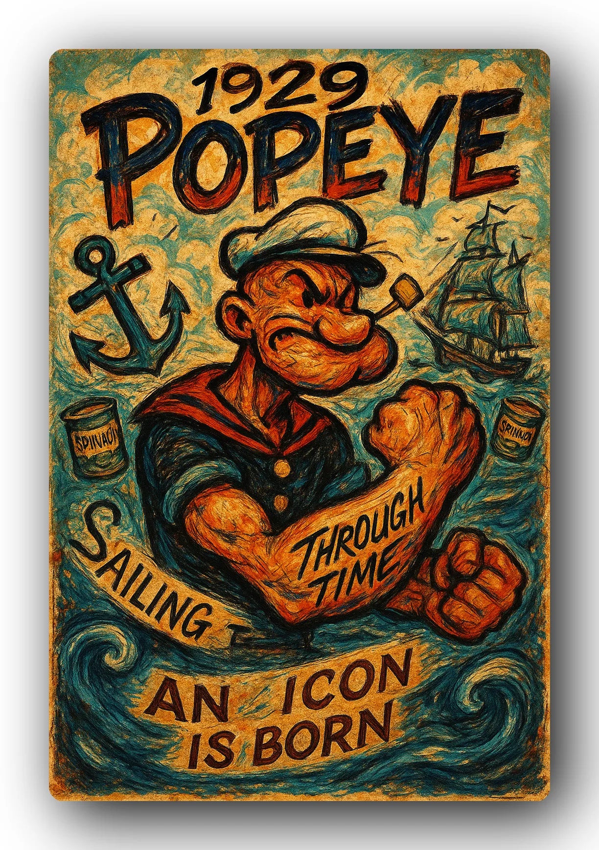 Popeye 1929 Art Trading Card POP-38