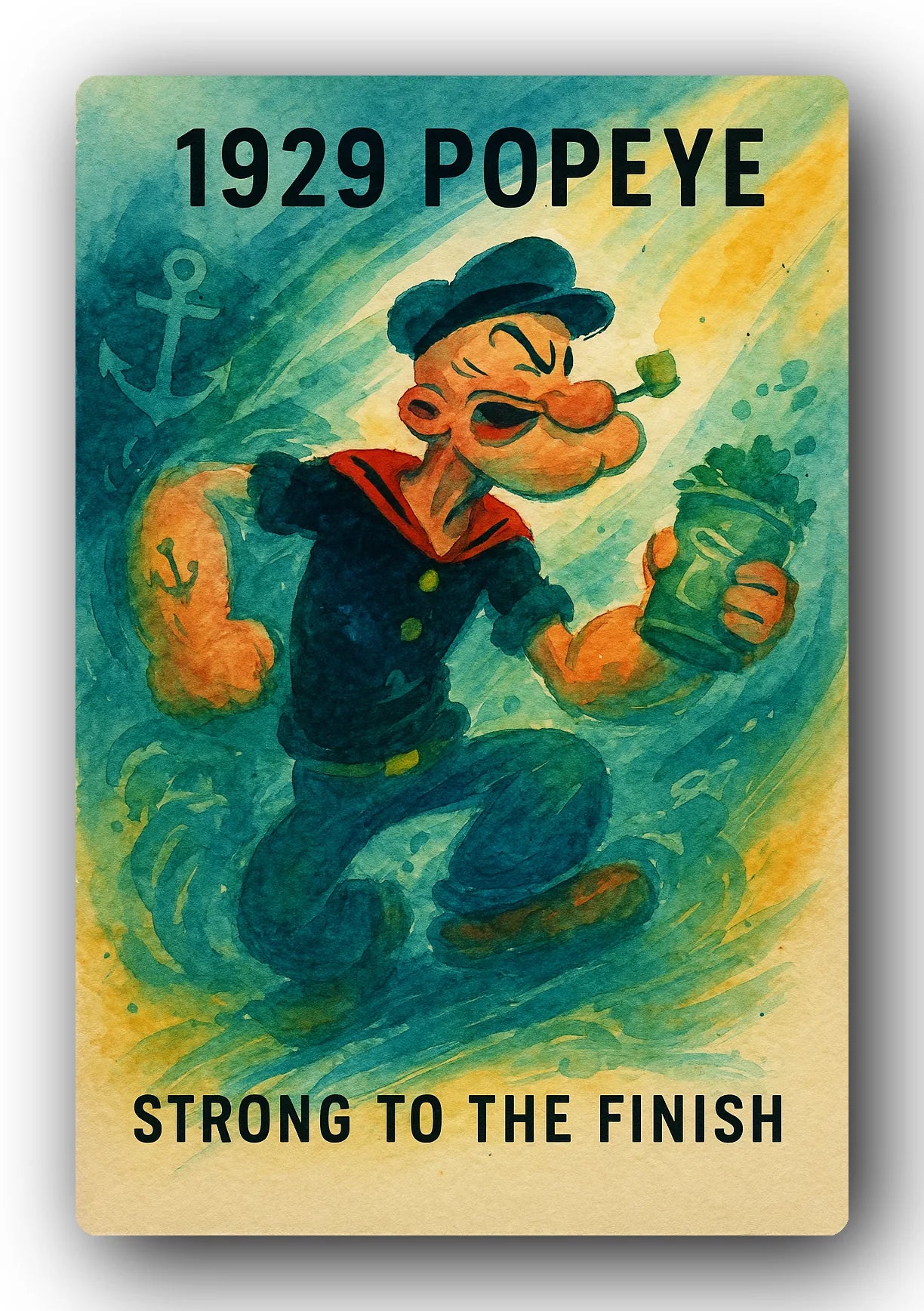 Popeye 1929 Art Trading Card POP-39
