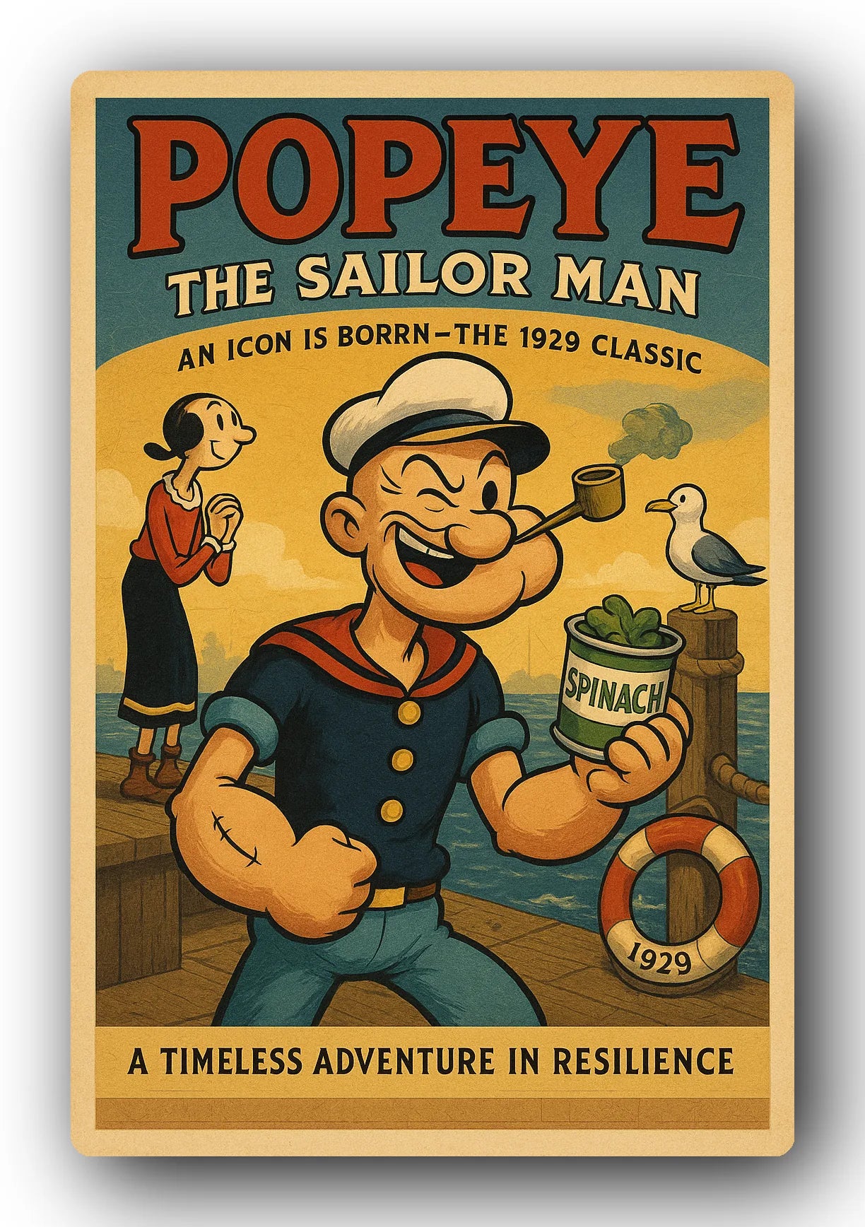 Popeye 1929 Art Trading Card POP-42