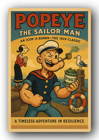 Popeye 1929 Art Trading Card POP-42
