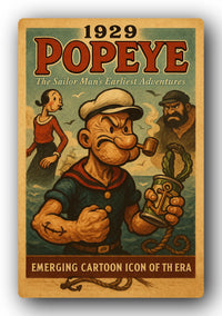 Popeye 1929 Art Trading Card POP-43