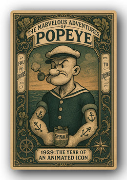 Popeye 1929 Art Trading Card POP-55