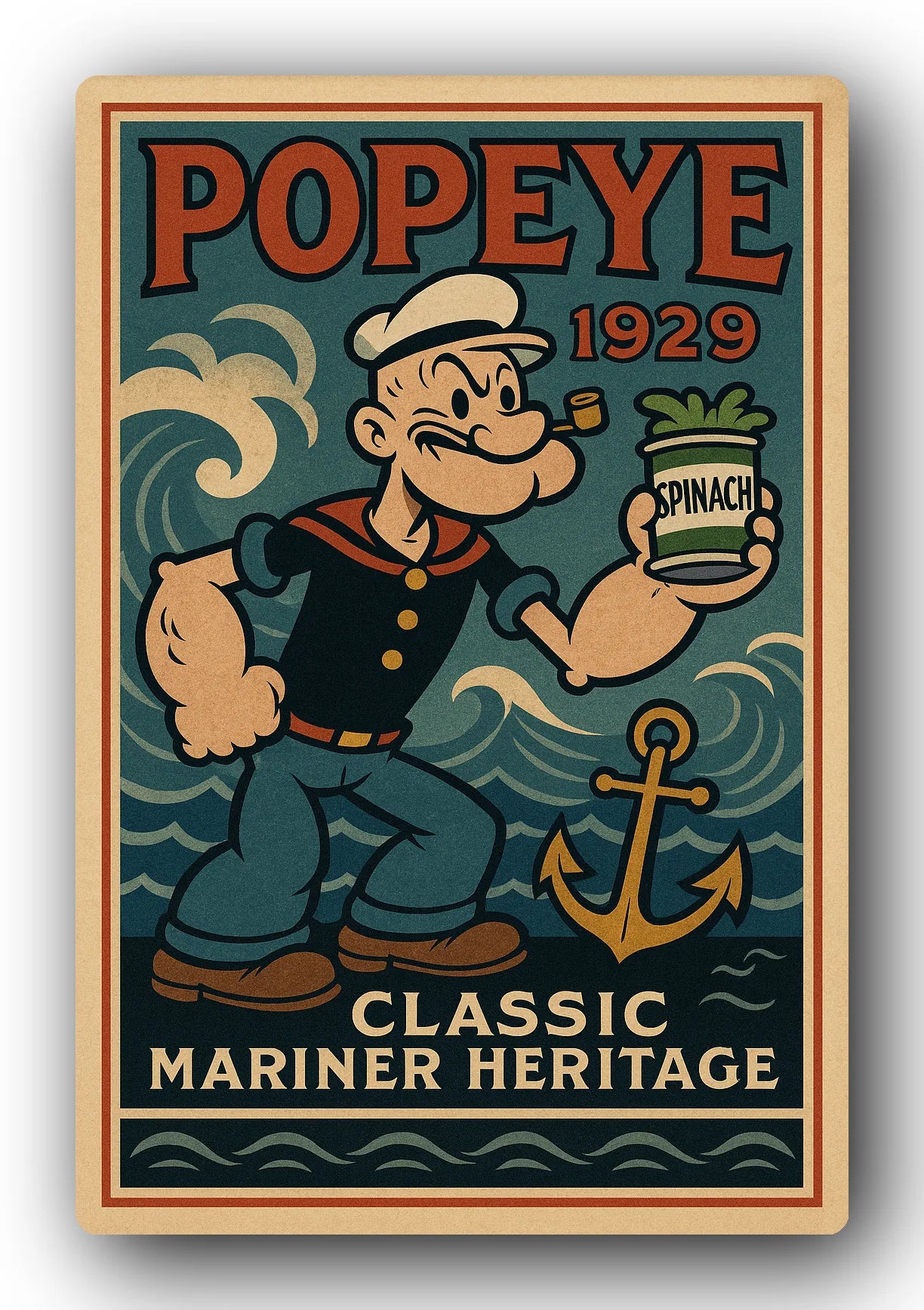 Popeye 1929 Art Trading Card POP-60