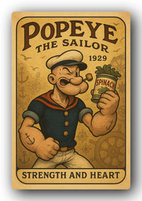 Popeye 1929 Art Trading Card POP-71