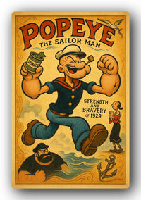 Popeye 1929 Art Trading Card POP-74