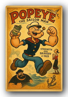 Popeye 1929 Art Trading Card POP-74