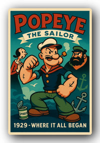 Popeye 1929 Art Trading Card POP-94
