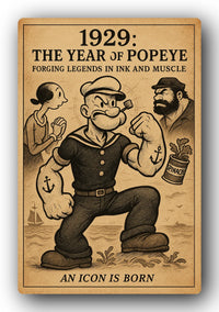 Popeye 1929 Art Trading Card POP-96