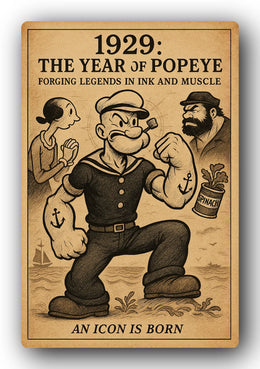 Popeye 1929 Art Trading Card POP-96