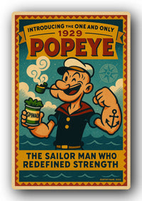 Popeye 1929 Art Trading Card POP-98