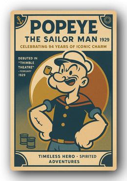 Popeye 1929 Art Trading Card POP-99