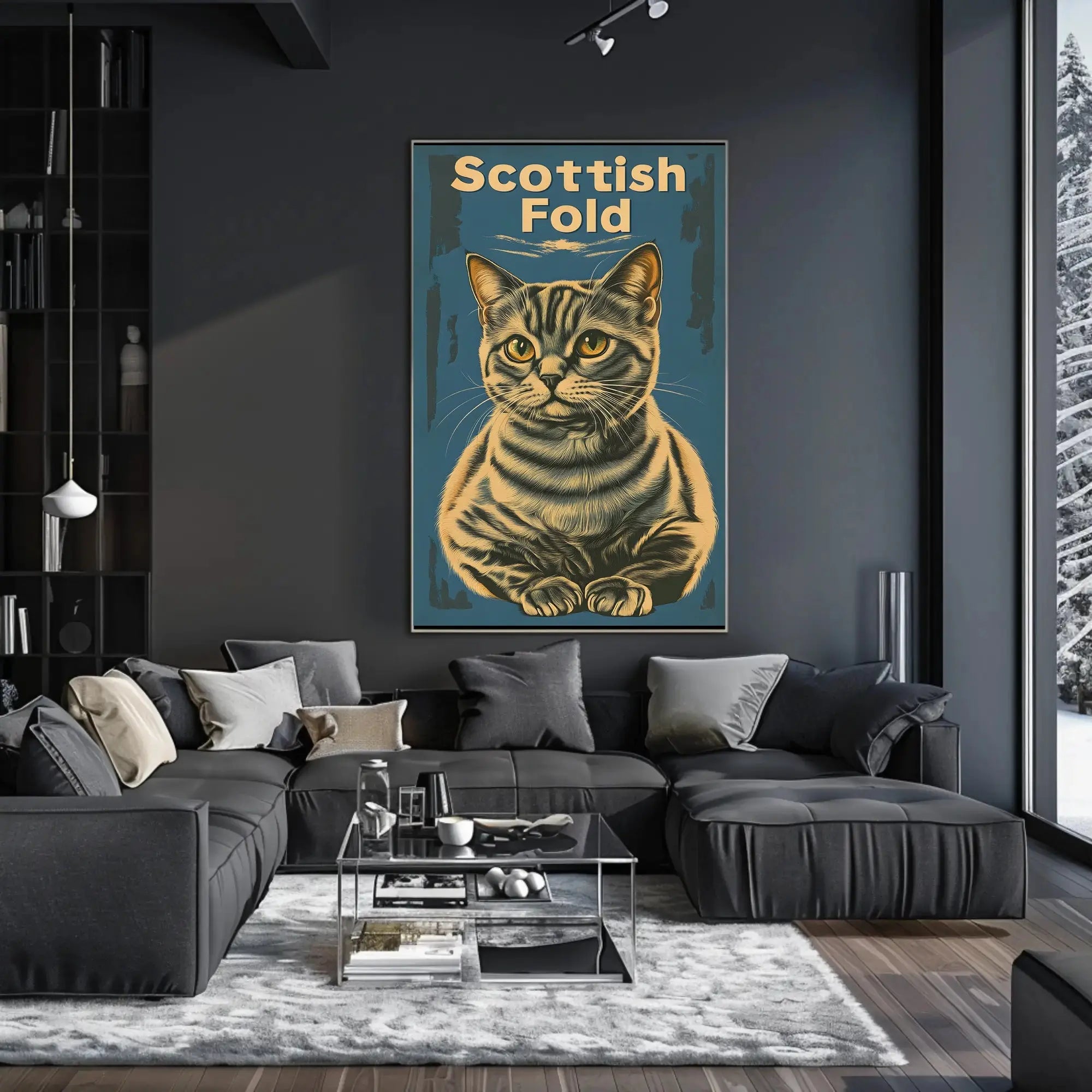 untamed elegance: a captivating abstract artistic or pop culture poster PosterGoat
