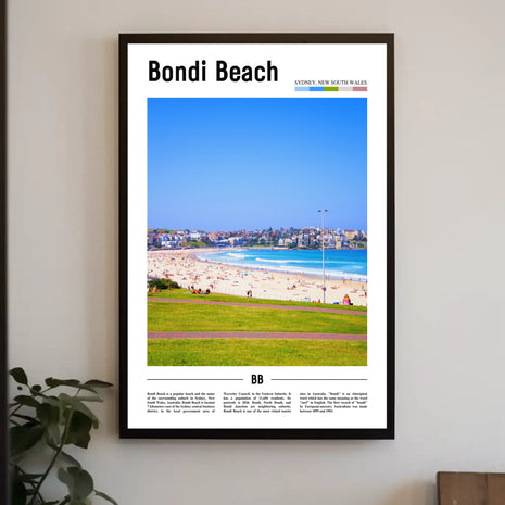 Bondi Beach Travel Poster
