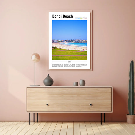 Bondi Beach Travel Poster
