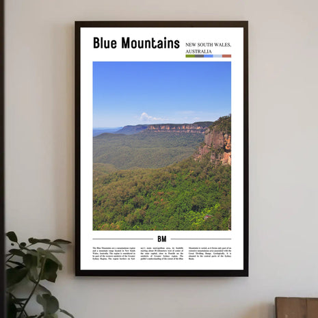 Blue Mountains Tranquil Escape Travel Poster
